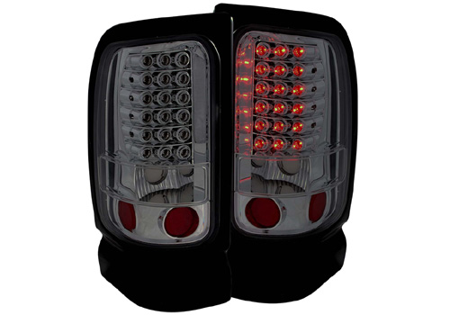 Anzo Smoke LED Tail Light Set 94-02 Dodge Ram